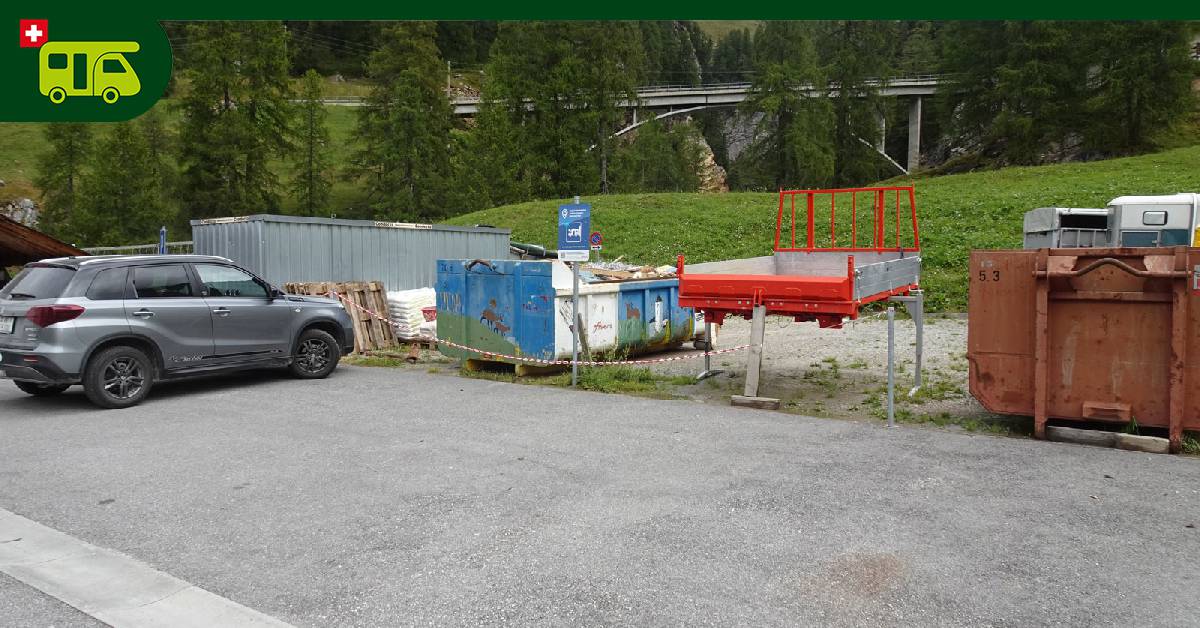 Aire de camping-car Sägeplatz Cröt - Avers photo 3